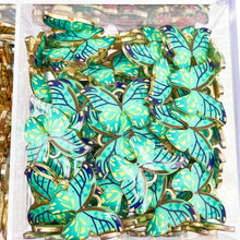 Load image into Gallery viewer, JQ 20Pcs/Lot 2022 Trend Cute Enamel Butterfly Pendant Golden Insect Alloy Charm For Earrings Necklace Jewelry Making Supplies