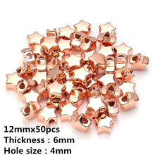 Load image into Gallery viewer, 50-300pcs/Lot Heart Star Round CCB Beads Big Hole Beads For Jewelry Making Loose Spacer Beads DIY Bracelet Necklace Accessories