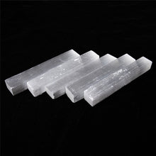 Load image into Gallery viewer, 70-90mm Natural Monocrystal Selenite Crystal Point Stick Wand White Gypsum Quartz Rough Minerals Specimen Healing Stone Obelisk