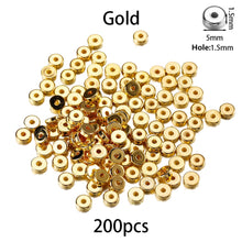 Load image into Gallery viewer, 200-400Pcs CCB Multiple Styles Charm Spacer Beads Wheel Bead Flat Round Loose Beads For DIY Jewelry Making Supplies Accessories