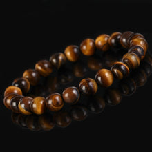 Load image into Gallery viewer, 6mm Natural Stone Bracelet Tiger Eye Lava Amethysts Turquoises Moonstone Crystal Bracelet For Men Women Jewelry Gift Healing Energy