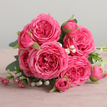 Load image into Gallery viewer, 2022 Beautiful Rose Peony Artificial Silk Flowers Small bouquet flores Home Party Spring Wedding Decoration Fake Flower
