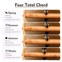 Load image into Gallery viewer, CICADANCE Bamboo Wind Chimes Chord Windchime Handmade Musical Bell Outdoor Windbell Garden Patio Home Decor Meditation Gifts