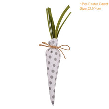 Load image into Gallery viewer, 3/1pcs Nov Woven Easter Carrots Ornaments Hanging Pendant for Easter Home Decorations Supplies 2023 Kids Easter