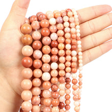 Load image into Gallery viewer, 4/10mm Natural Stone Beads Tiger Eye Amazonite Rose quartz Turquoises Obsidian Agates Beads For Jewelry Making DIY Bracelet
