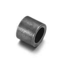 Load image into Gallery viewer, 10pcs Stainless Steel 6.5mm Large Hole Spacer Hair beard Beads Paracord Knife Lanyard Jewelry Accessories Leather Bracelet DIY