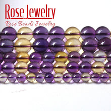 Load image into Gallery viewer, 4-6-8-10-12 mm Wholesale Natural Stone Dream Lace Color Purple Amethysts Crystals Round Loose Beads; Strand