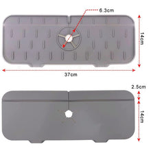 Load image into Gallery viewer, Silicone Faucet Mat Sink Accessories Kitchen Faucet Storage Mat Sink Splash Guard Pad Holder