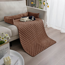 Load image into Gallery viewer, Dog Sofa Mat Dog Bed Plush Dog Pad Pet Sofa Cover Soft Warm Non-Slip Washable