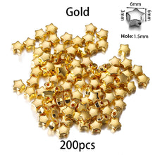 Load image into Gallery viewer, 200-400Pcs CCB Multiple Styles Charm Spacer Beads Wheel Bead Flat Round Loose Beads For DIY Jewelry Making Supplies Accessories