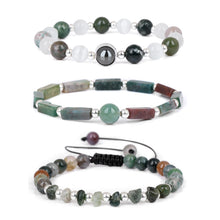 Load image into Gallery viewer, Natural Amethysts Bracelet Set Body-purify Slimming Healing Stone Bracelets For Women Men Loss Weight Yoga Meditation Jewelry