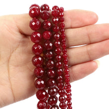Load image into Gallery viewer, 4/10mm Natural Stone Beads Tiger Eye Amazonite Rose quartz Turquoises Obsidian Agates Beads For Jewelry Making DIY Bracelet