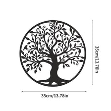 Load image into Gallery viewer, 3D Metal Tree Of Life Wall Decoration Round Iron Art Home Wall Hanging Decorations Tree Of Life Wall Ornaments Sculpture Gifts