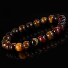 Load image into Gallery viewer, 6mm Natural Stone Bracelet Tiger Eye Lava Amethysts Turquoises Moonstone Crystal Bracelet For Men Women Jewelry Gift Healing Energy