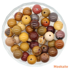 Load image into Gallery viewer, 8/10mm Natural Stones Crystal Loose Beads Round Smooth Gemstones Spacer Charms DIY Necklace Bracelet Jewerly Making Accessories