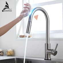 Load image into Gallery viewer, Smart Touch Kitchen Faucets Crane For Sensor Kitchen Water Faucet Sensor Water Mixer KH-1005