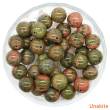Load image into Gallery viewer, 8/10mm Natural Stones Crystal Loose Beads Round Smooth Gemstones Spacer Charms DIY Necklace Bracelet Jewerly Making Accessories