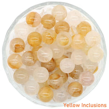 Load image into Gallery viewer, 8/10mm Natural Stones Crystal Loose Beads Round Smooth Gemstones Spacer Charms DIY Necklace Bracelet Jewerly Making Accessories