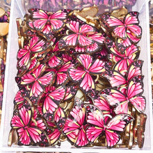 Load image into Gallery viewer, JQ 20Pcs/Lot 2022 Trend Cute Enamel Butterfly Pendant Golden Insect Alloy Charm For Earrings Necklace Jewelry Making Supplies