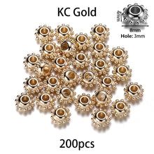 Load image into Gallery viewer, 200-400Pcs CCB Multiple Styles Charm Spacer Beads Wheel Bead Flat Round Loose Beads For DIY Jewelry Making Supplies Accessories