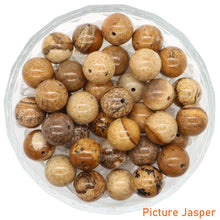 Load image into Gallery viewer, 8/10mm Natural Stones Crystal Loose Beads Round Smooth Gemstones Spacer Charms DIY Necklace Bracelet Jewerly Making Accessories