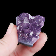 Load image into Gallery viewer, 10-20g Natural Purple Brazilian Amethyst Quartz Crystal Cluster Druzy Geode