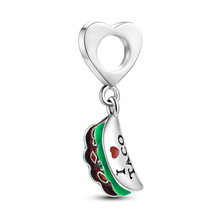 Load image into Gallery viewer, 925 Sterling Silver Colorful Lovely Pets Cat Dangle Sunflower Butterfly Sloth Charms Beads Fit Pandora Bracelet Necklace Jewelry