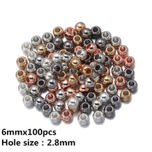 Load image into Gallery viewer, 50-300pcs/Lot Heart Star Round CCB Beads Big Hole Beads For Jewelry Making Loose Spacer Beads DIY Bracelet Necklace Accessories