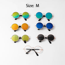 Load image into Gallery viewer, Lovely Vintage Round Cat Sunglasses Reflection Eye wear glasses For Small Dog Cat Pet Photos Pet Products Props Accessories