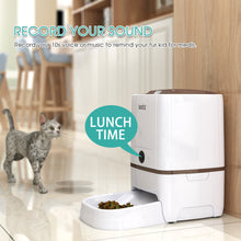 Load image into Gallery viewer, Iseebiz 6L Automatic Pet Feeder with Camera WiFi App Control Smart Food Dispenser Remote Feeding