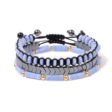 Load image into Gallery viewer, Natural Amethysts Bracelet Set Body-purify Slimming Healing Stone Bracelets For Women Men Loss Weight Yoga Meditation Jewelry