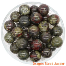 Load image into Gallery viewer, 8/10mm Natural Stones Crystal Loose Beads Round Smooth Gemstones Spacer Charms DIY Necklace Bracelet Jewerly Making Accessories