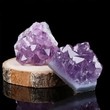 Load image into Gallery viewer, 10-20g Natural Purple Brazilian Amethyst Quartz Crystal Cluster Druzy Geode
