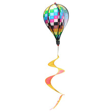 Load image into Gallery viewer, Hot Air Balloon Wind Spinner Pinwheels Rotating Sequins Windmill Ornament for Home Garden Lawn Decor Children Gift