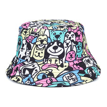 Load image into Gallery viewer, 2023 Summer Bucket Hat Hip Hop Men Print Fisherman Caps Streetwear Double-sided Hats For Women Beach Cap Unisex Panama Hat