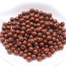 Load image into Gallery viewer, 6/8/10mm Pink Round Ball Spacer Beads For Jewelry Making DIY Jewelry Accessories