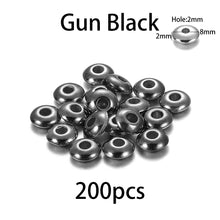 Load image into Gallery viewer, 200-400Pcs CCB Multiple Styles Charm Spacer Beads Wheel Bead Flat Round Loose Beads For DIY Jewelry Making Supplies Accessories