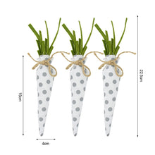 Load image into Gallery viewer, 3/1pcs Nov Woven Easter Carrots Ornaments Hanging Pendant for Easter Home Decorations Supplies 2023 Kids Easter