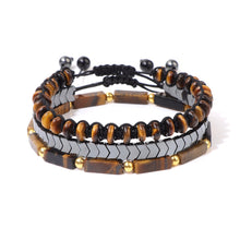 Load image into Gallery viewer, Natural Amethysts Bracelet Set Body-purify Slimming Healing Stone Bracelets For Women Men Loss Weight Yoga Meditation Jewelry