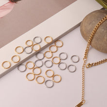 Load image into Gallery viewer, 100-200pcs/lot Stainless Steel Open Jump Rings Split Rings Connectors For DIY Jewelry Making Supplies Accessories Wholesale