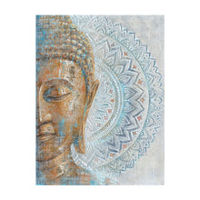 Load image into Gallery viewer, Gold Buddha Portrait Canvas Painting Modern Mandala Buddha Art Print Poster Wall Art Picture Bedroom Meditation Room Decor