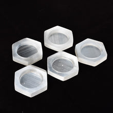 Load image into Gallery viewer, 1PC Hexagon Stone Bowl Natural Selenite Gemstone Energy Healing Massage Chakra Reiki Spiritual Therapy Minerales Ornaments