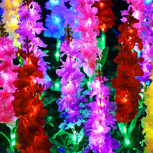 Load image into Gallery viewer, Violets Solar Flower Led Light Outdoor Garden Lawn Lamps for Vegetable Patch Patio Country Yard House Decoration, Set of 2