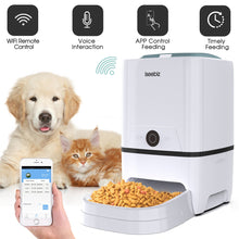 Load image into Gallery viewer, Iseebiz 6L Automatic Pet Feeder with Camera WiFi App Control Smart Food Dispenser Remote Feeding