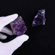 Load image into Gallery viewer, 10-20g Natural Purple Brazilian Amethyst Quartz Crystal Cluster Druzy Geode