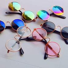 Load image into Gallery viewer, Lovely Vintage Round Cat Sunglasses Reflection Eye wear glasses For Small Dog Cat Pet Photos Pet Products Props Accessories