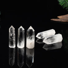 Load image into Gallery viewer, 50-60mm AAA Natural White Clear Quartz Crystal Point Wand Healing Gemstone