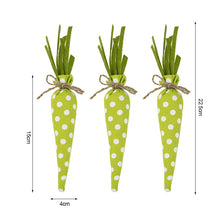 Load image into Gallery viewer, 3/1pcs Nov Woven Easter Carrots Ornaments Hanging Pendant for Easter Home Decorations Supplies 2023 Kids Easter