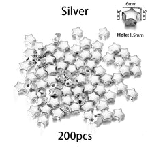 Load image into Gallery viewer, 200-400Pcs CCB Multiple Styles Charm Spacer Beads Wheel Bead Flat Round Loose Beads For DIY Jewelry Making Supplies Accessories