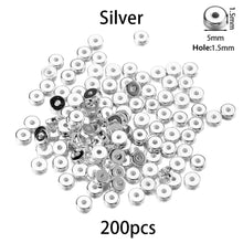 Load image into Gallery viewer, 200-400Pcs CCB Multiple Styles Charm Spacer Beads Wheel Bead Flat Round Loose Beads For DIY Jewelry Making Supplies Accessories
